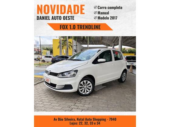 VOLKSWAGEN FOX 1.0 MPI TRENDLINE 12V FLEX 4P MANUAL VOLKSWAGEN FOX 1.0 MPI TRENDLINE 12V FLEX 4P MANUAL
